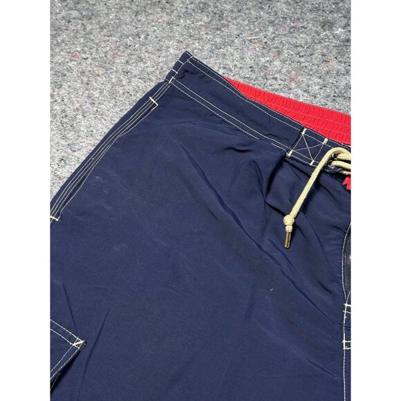 Polo Ralph Lauren Swim Trunks Mens 2XLNavy Board Shorts Drawstring Cargo Pocket - Picture 3 of 8